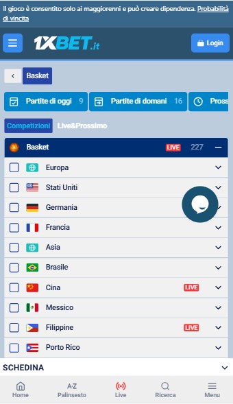 1xbet Basket IT