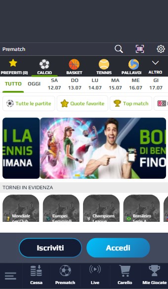 App Netbet Homepage