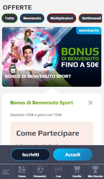 Bonus Netbet Italia Sports