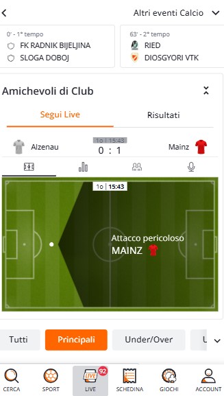 Live BEtting BEtsson ITalia
