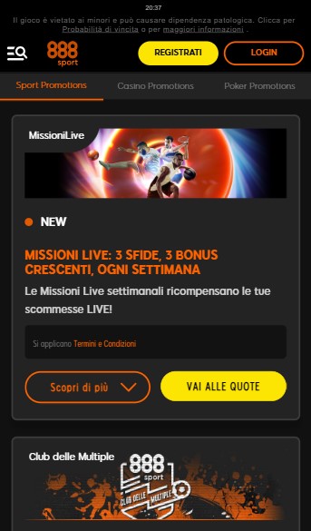 Promozioni 888sport It