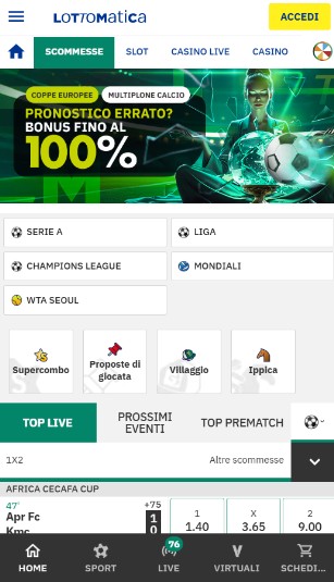 Lottomatica Scommesse Homepage it