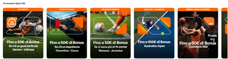 Promozioni Sport Betsson Scommesse Italia